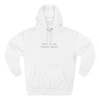 Three-Panel Fleece Hoodie