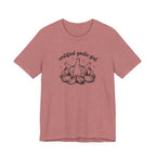 Certified Garlic Girl T‑Shirt — Cute Garlic Illustration Tee for Foodies & Gardeners