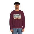 Crewneck Sweatshirt - "No Fear, Just Fries" Seagull Beach Graphic
