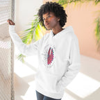 Compass Flower Hoodie — 'Find Your True North' Cozy Fleece Pullover