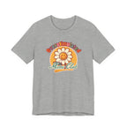 Overstimulated Moms Club T-Shirt — Retro Smiley Daisy Tee