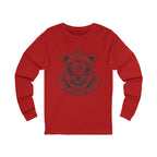 Bear with Goggles Long Sleeve Tee — Cozy Graphic Animal Shirt for Outdoorsy Lovers