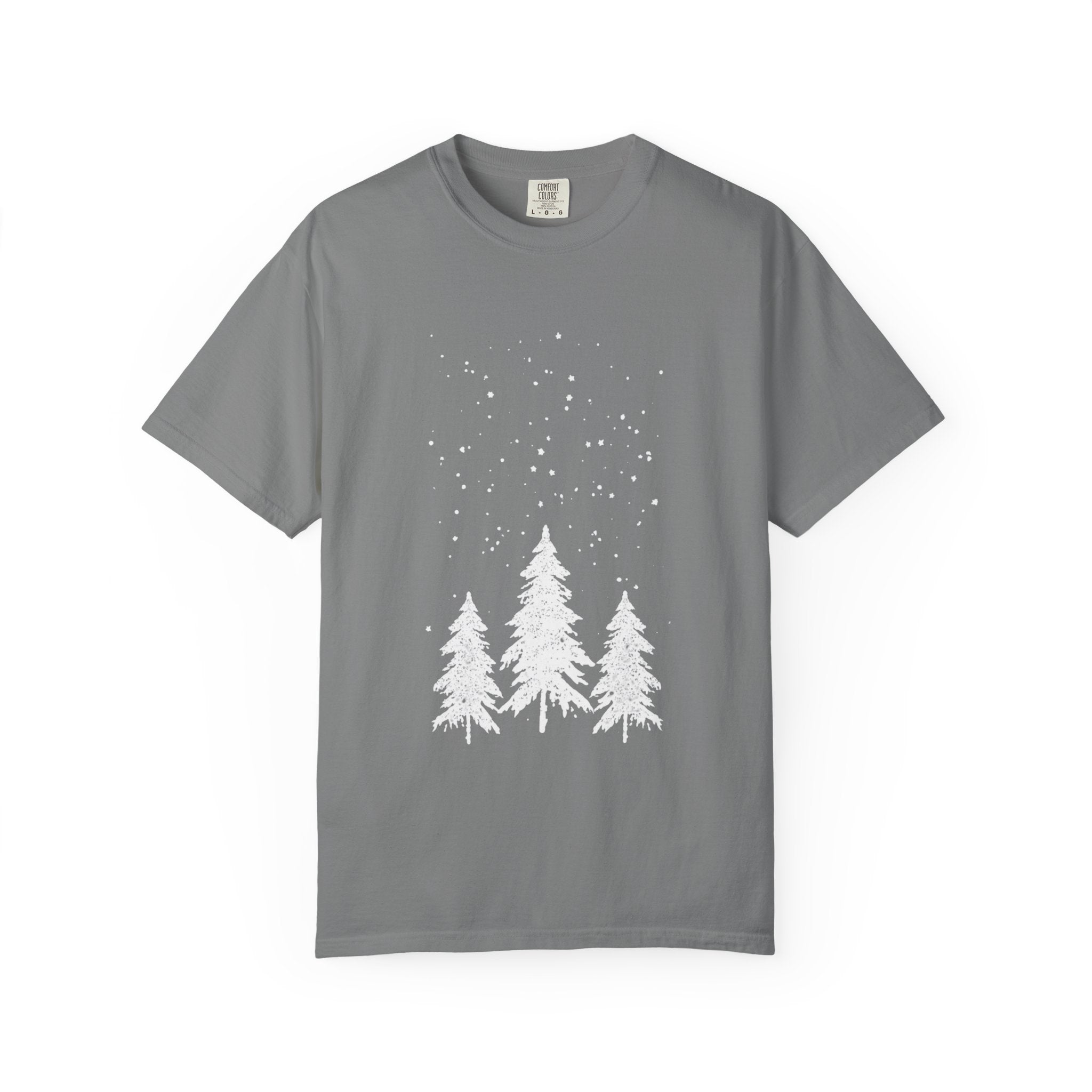Winter Pine Tree Shirt | Snowy Forest Tee