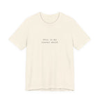 Travel Shirt Tee — "this is my travel shirt" Minimalist Crewneck