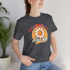 Overstimulated Moms Club T-Shirt — Retro Smiley Daisy Tee