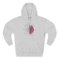 Compass Flower Hoodie — 'Find Your True North' Cozy Fleece Pullover