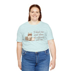 Coffee Racoon Tee — "I don't rise and shine... I caffeinate and try" Graphic T-Shirt