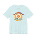 Overstimulated Moms Club T-Shirt — Retro Smiley Daisy Tee