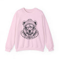 Bear Ski Goggles Sweatshirt — Cozy Graphic Crewneck for Winter & Outdoor Lovers
