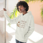 Cozy Raccoon Coffee Hoodie — "I don't rise and shine... I caffeinate and try" Fleece Pullover