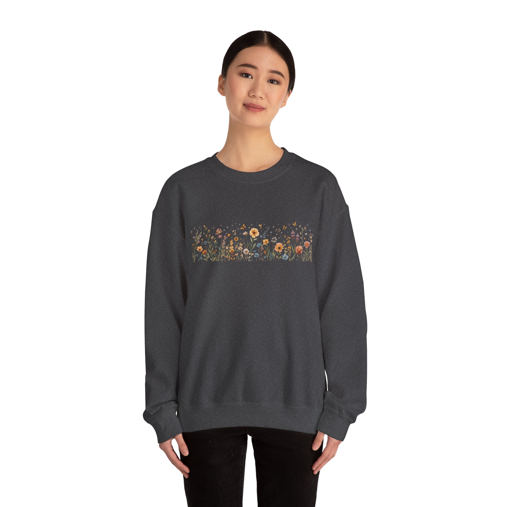 Floral Meadow Crewneck Sweatshirt