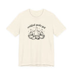 Certified Garlic Girl T‑Shirt — Cute Garlic Illustration Tee for Foodies & Gardeners