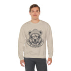 Bear Ski Goggles Sweatshirt — Cozy Graphic Crewneck for Winter & Outdoor Lovers