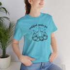 Certified Garlic Girl T‑Shirt — Cute Garlic Illustration Tee for Foodies & Gardeners