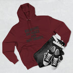 Running on Vibes and Hot Drinks Hoodie — Cozy Coffee Lover Pullover