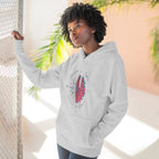 Compass Flower Hoodie — 'Find Your True North' Cozy Fleece Pullover