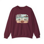 Crewneck Sweatshirt - "No Fear, Just Fries" Seagull Beach Graphic