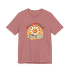 Overstimulated Moms Club T-Shirt — Retro Smiley Daisy Tee