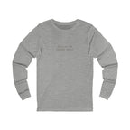 Travel Shirt Long Sleeve Tee — "this is my travel shirt" Minimalist Tee for Travelers