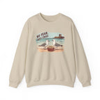 Crewneck Sweatshirt - "No Fear, Just Fries" Seagull Beach Graphic