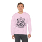 Bear Ski Goggles Sweatshirt — Cozy Graphic Crewneck for Winter & Outdoor Lovers