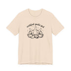 Certified Garlic Girl T‑Shirt — Cute Garlic Illustration Tee for Foodies & Gardeners