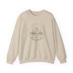 Adventure Forest Crewneck Sweatshirt – Scenic Mountain & Trees Graphic ('Choose Adventure')