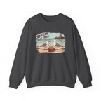 Crewneck Sweatshirt - "No Fear, Just Fries" Seagull Beach Graphic