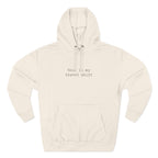 Three-Panel Fleece Hoodie