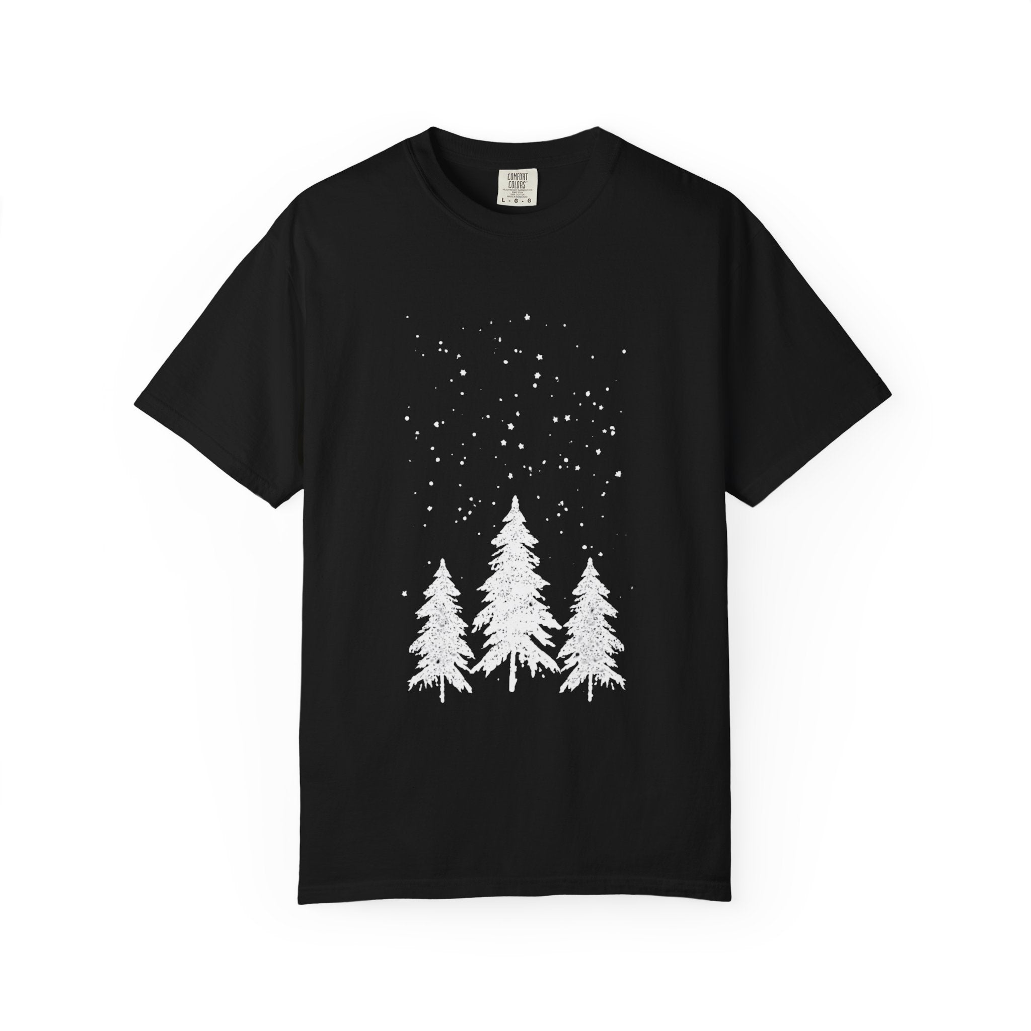 Winter Pine Tree Shirt | Snowy Forest Tee