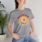 Overstimulated Moms Club T-Shirt — Retro Smiley Daisy Tee
