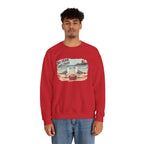 Crewneck Sweatshirt - "No Fear, Just Fries" Seagull Beach Graphic