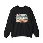 Crewneck Sweatshirt - "No Fear, Just Fries" Seagull Beach Graphic