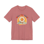 Overstimulated Moms Club T-Shirt — Retro Smiley Daisy Tee
