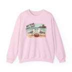 Crewneck Sweatshirt - "No Fear, Just Fries" Seagull Beach Graphic