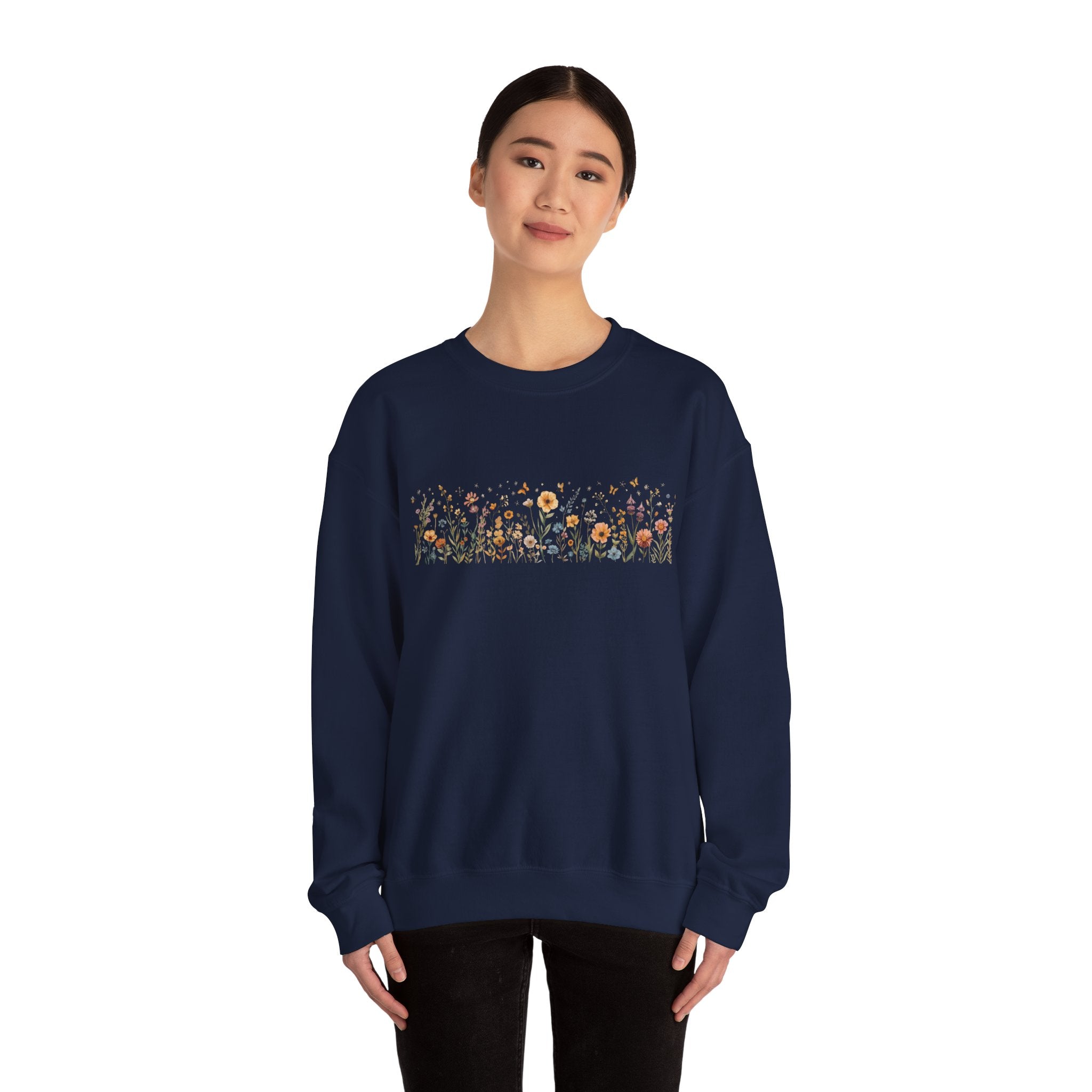 Floral Meadow Crewneck Sweatshirt