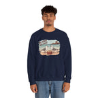 Crewneck Sweatshirt - "No Fear, Just Fries" Seagull Beach Graphic
