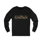 Long Sleeve Tee — Delicate Wildflower Field Graphic
