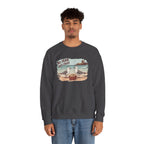 Crewneck Sweatshirt - "No Fear, Just Fries" Seagull Beach Graphic