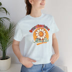 Overstimulated Moms Club T-Shirt — Retro Smiley Daisy Tee