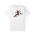 Ski Fox T-Shirt — Retro Fox Skier Graphic Tee