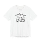 Certified Garlic Girl T‑Shirt — Cute Garlic Illustration Tee for Foodies & Gardeners