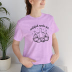 Certified Garlic Girl T‑Shirt — Cute Garlic Illustration Tee for Foodies & Gardeners