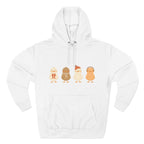 Cute Chick Squad Hoodie — Four Cartoon Chicks Illustration Hooded Sweatshirt