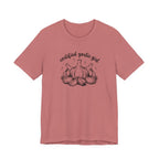 Certified Garlic Girl T‑Shirt — Cute Garlic Illustration Tee for Foodies & Gardeners