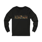 Long Sleeve Tee — Delicate Wildflower Field Graphic