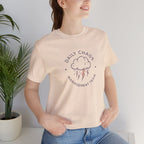 Daily Chaos Management Team Tee — Cute Lightning Cloud Graphic T-Shirt