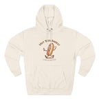 Hot Dog Energy Hoodie — Funny Cartoon Hotdog "Living My Best Bite" Pullover
