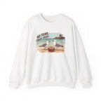 Crewneck Sweatshirt - "No Fear, Just Fries" Seagull Beach Graphic