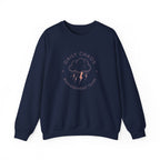 Crewneck Sweatshirt — "Daily Chaos Management Team" Cloud & Lightning Graphic